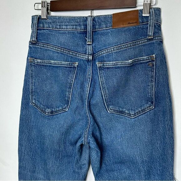 Madewell High-Rise Slim Crop Boyjean:Knee-Rip Edition Size 24 - Picture 6 of 10